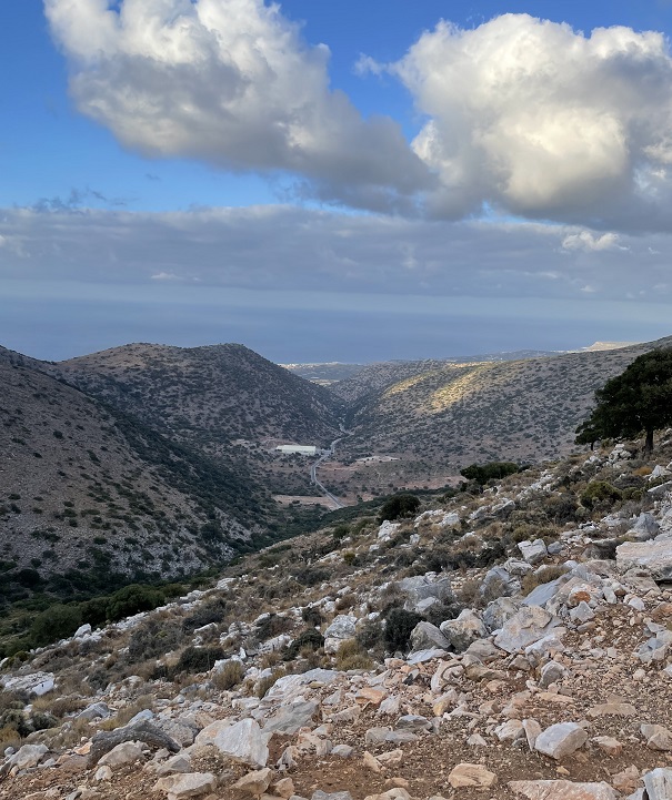 Aussicht in den Bergen von Kreta