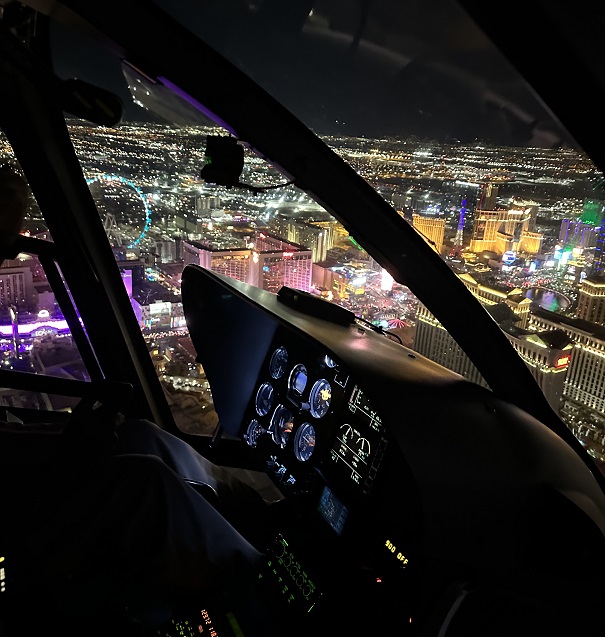Helikopter-Flug in Las Vegas mit Blick auf den Strip