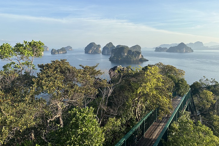 360° Viewpoint von Hong Island / Koh Hong, Thailand ohne Touristenmassen